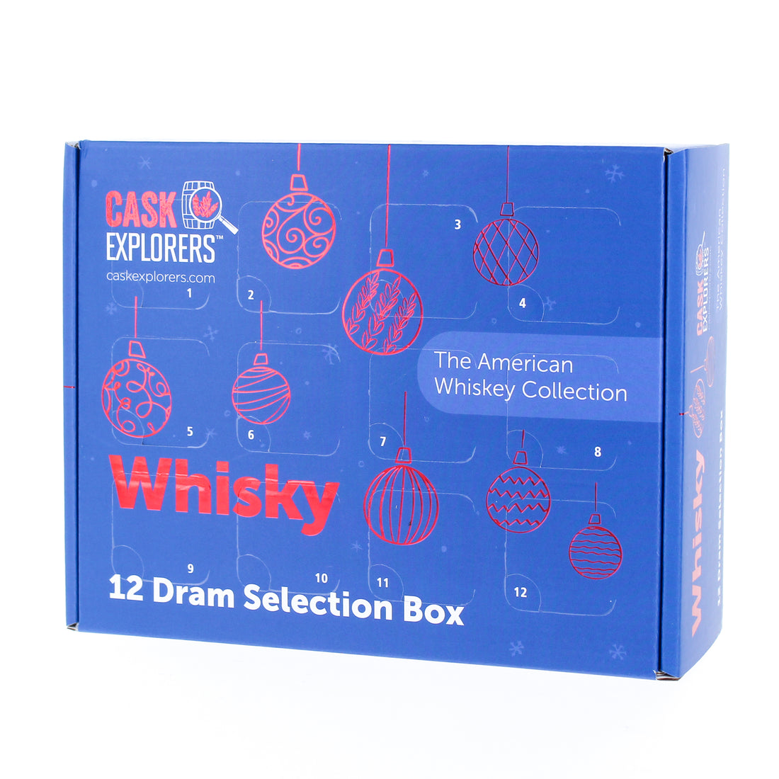 12 Day American Whiskey Advent Calendar 2023 - £74.99 - 3x12cl 45.6%