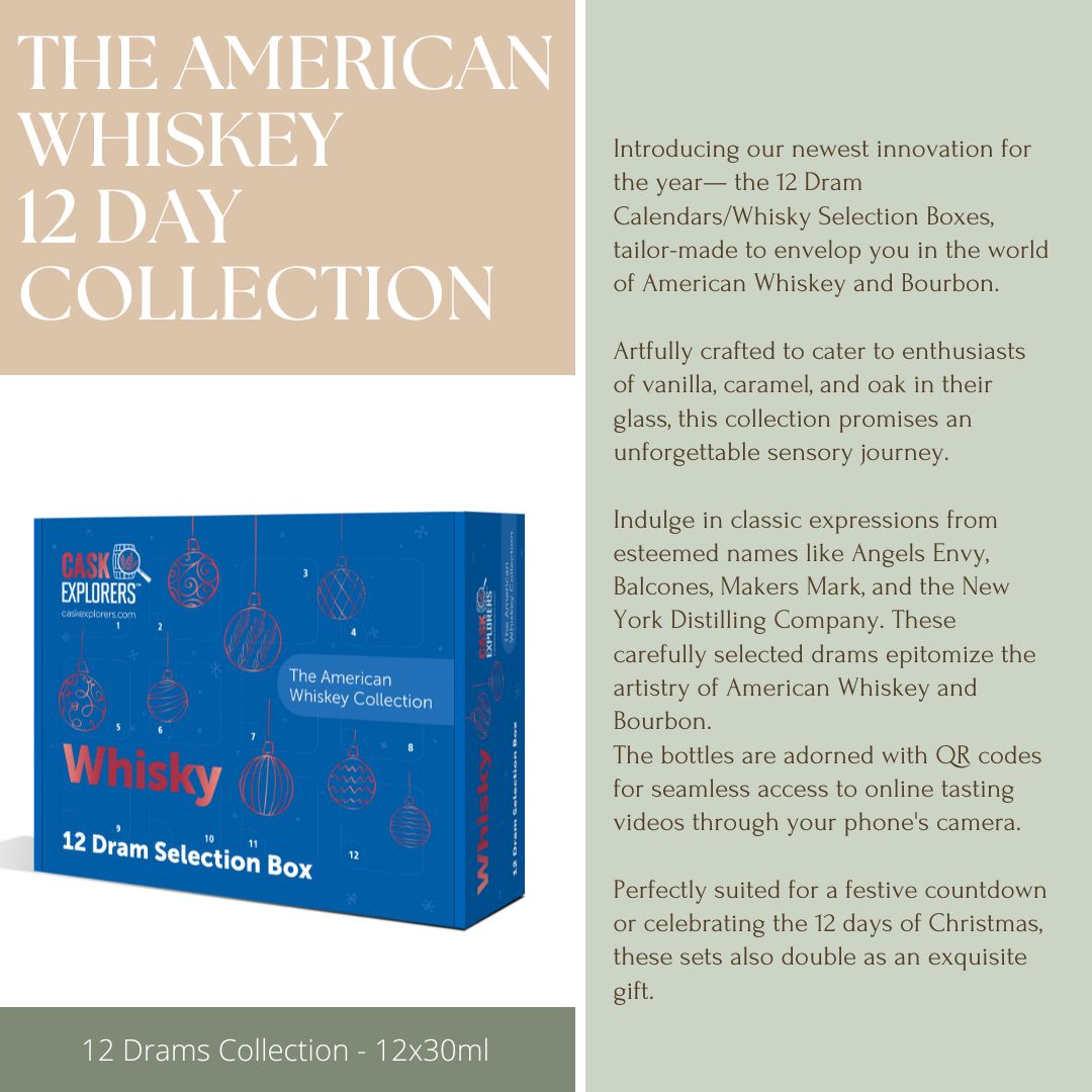 12 Day American Whiskey Advent Calendar 2023 74 99 3x12cl 45 6  12-day-american-whiskey-advent-calendar-2023-74-99-3x12cl-45-6