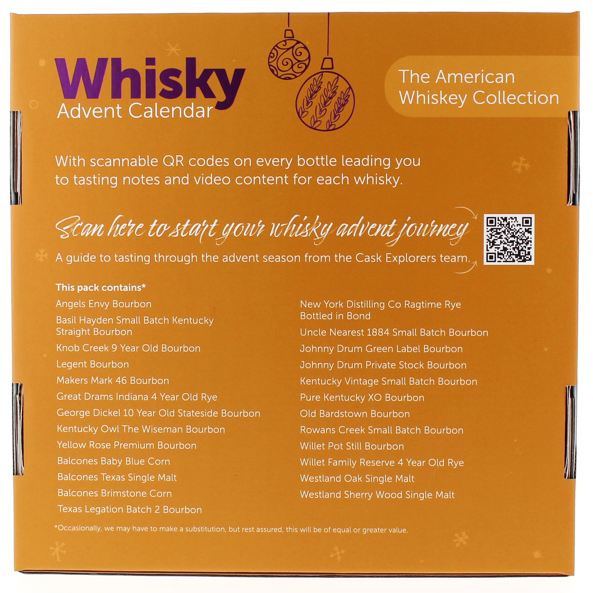 Buy The Americana Whiskey Collection Advent Calendar Online