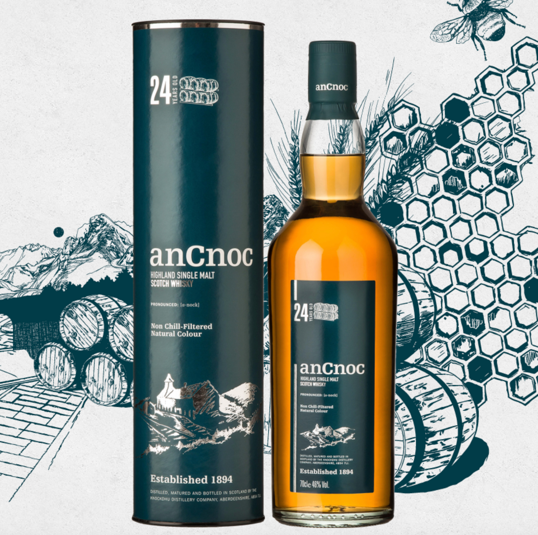 Ancnoc 24 Year Old Single Malt Scotch Whisky