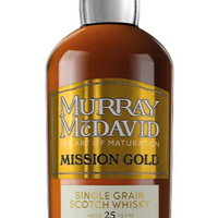 Murray McDavid 25 Year Old Mission Gold Single Grain Scotch Whisky Distilled at Loch Lomond