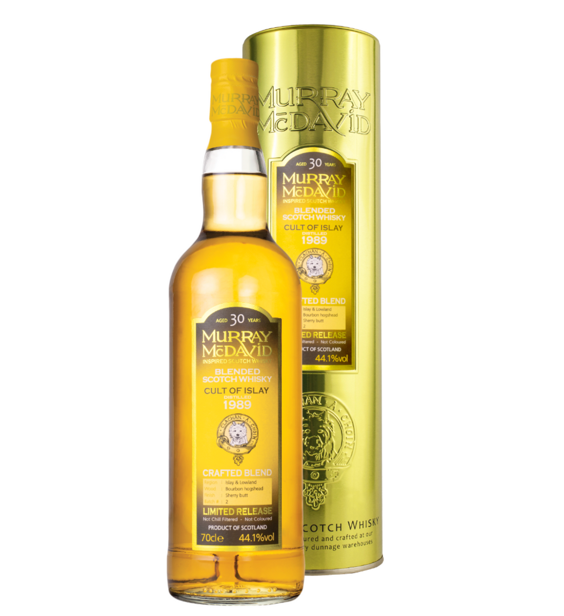 Murray McDavid 30 Year Old Cult of Islay 2019 Release Blended Scotch Whisky