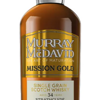 Murray McDavid 34 Year Old Mission Gold Single Grain Scotch Whisky Distilled at Strathclyde