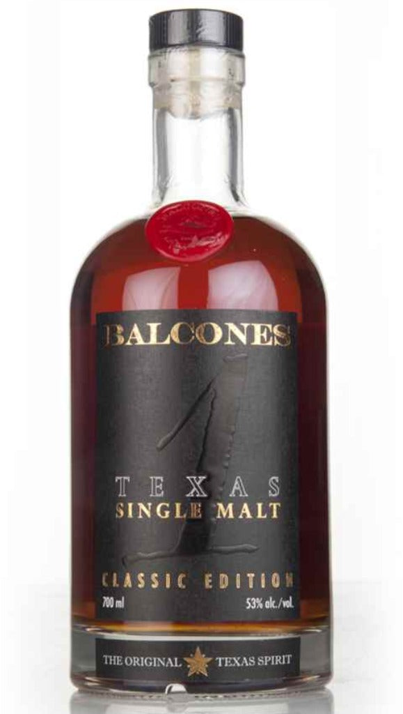 Balcones Texas Single Malt American Whiskey