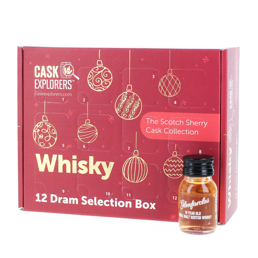 12 Day Scotch Sherry Cask Advent Calendar 2023 - £74.99 - 12xcl 45.15%