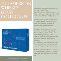 12 Day American Whiskey Advent Calendar 2023 - £74.99 - 3x12cl 45.6%