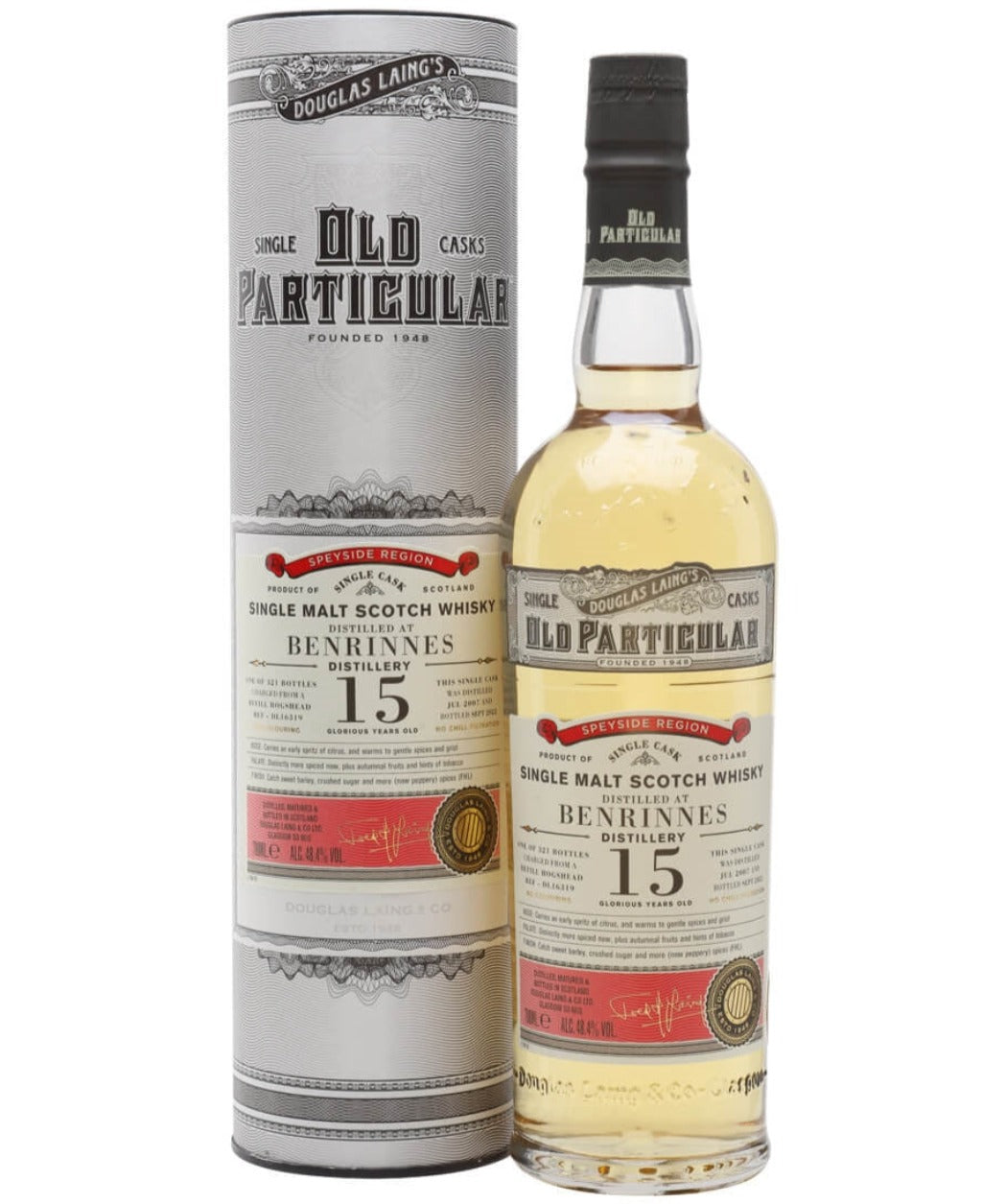 Benrinnes 15 Year Old 2007 Old Particular Single Malt Scotch Whisky