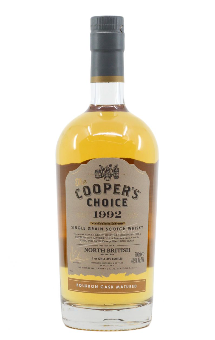 Coopers Choice 29 Year Old 1992 Single Grain Scotch Whisky Distilled at North British