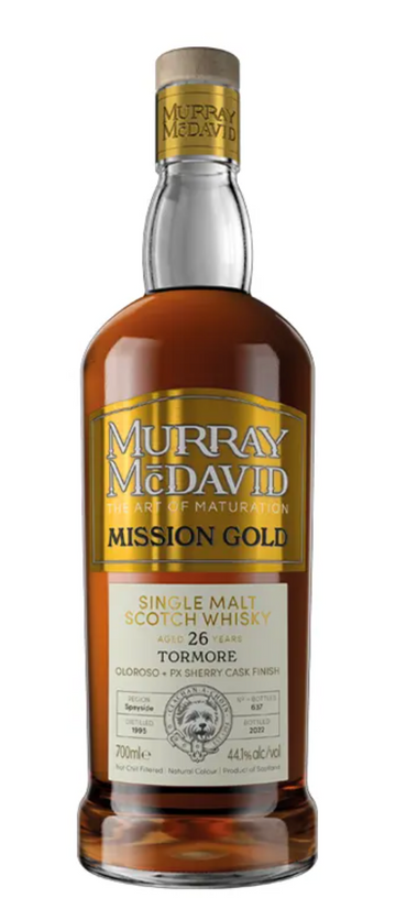 Murray McDavid 26 Year Old Mission Gold Single Malt Scotch Whisky Distilled at Tormore