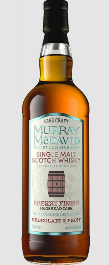 Murray McDavid Cask Craft PX Finish Single Malt Scotch Whisky Distilled at Tullibardine