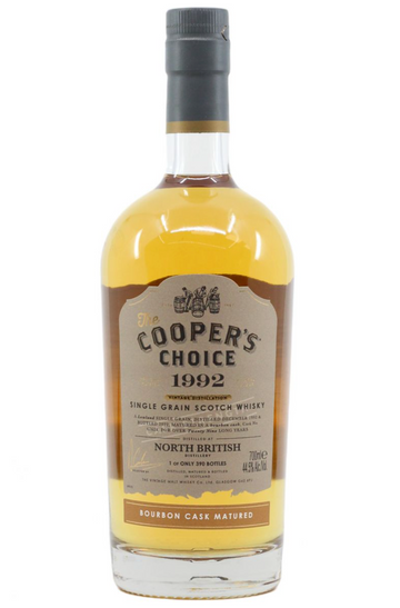 North British 29 Year Old 1992 The Coopers Choice Single Grain Scotch Whisky