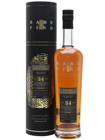Rare Find 34 Year Old Blended Malt Scotch Whisky