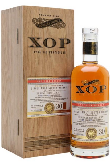 XOP 30 Year Old 1991 Single Malt Scotch Whisky Distilled at Braeval