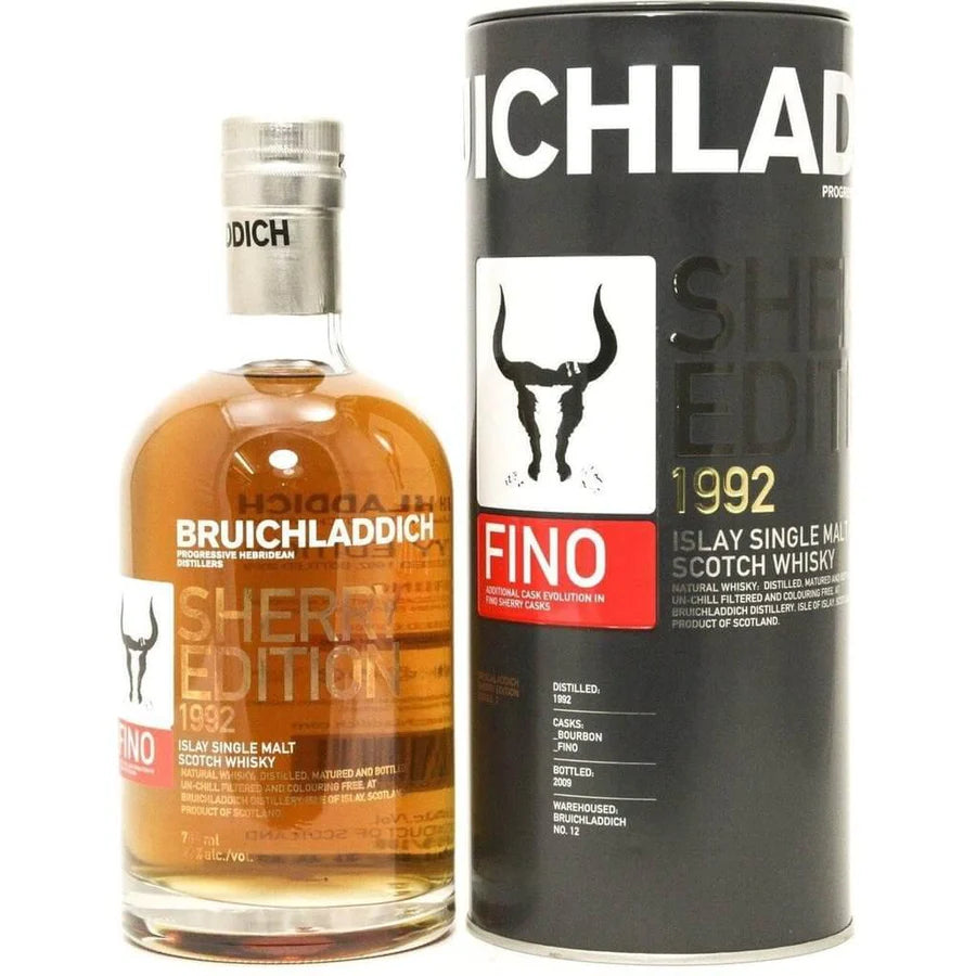 Bruichladdich Fino 17 Year Old Single Malt Whisky - 1992 Sherry Edition