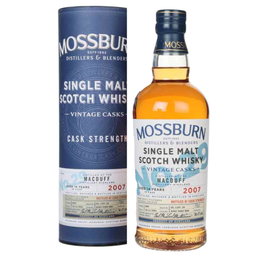Macduff 14 Year Old Single Malt Scotch Whisky -  2007 Mossburn